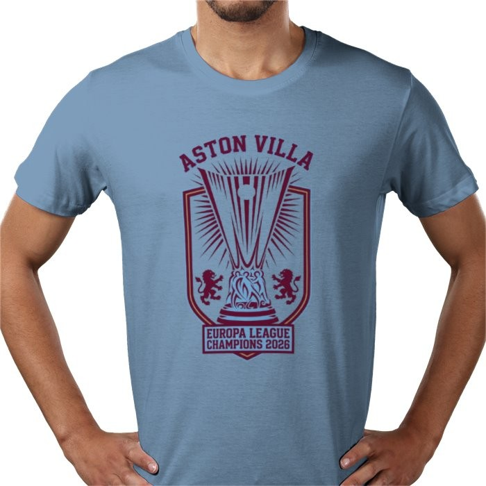 ASTON VILLA EUROPA LEAGUE WINNERS T SHIRT