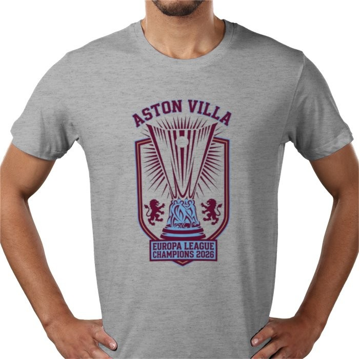 ASTON VILLA EUROPA LEAGUE WINNERS T SHIRT