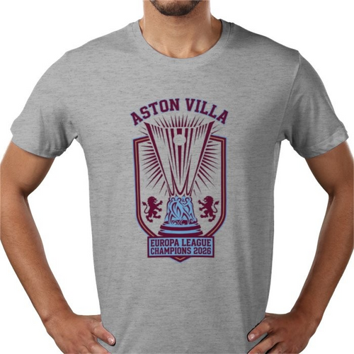 ASTON VILLA EUROPA LEAGUE WINNERS T SHIRT