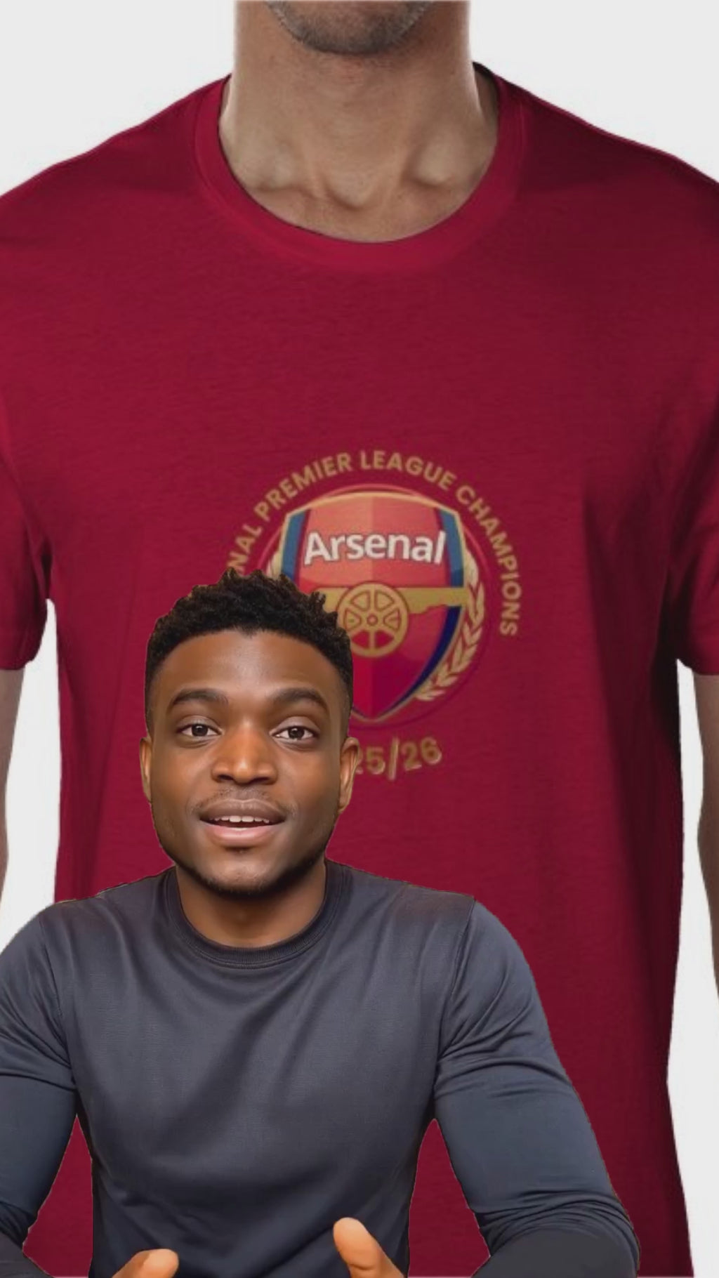 Arsenal Premier League Champions T Shirt