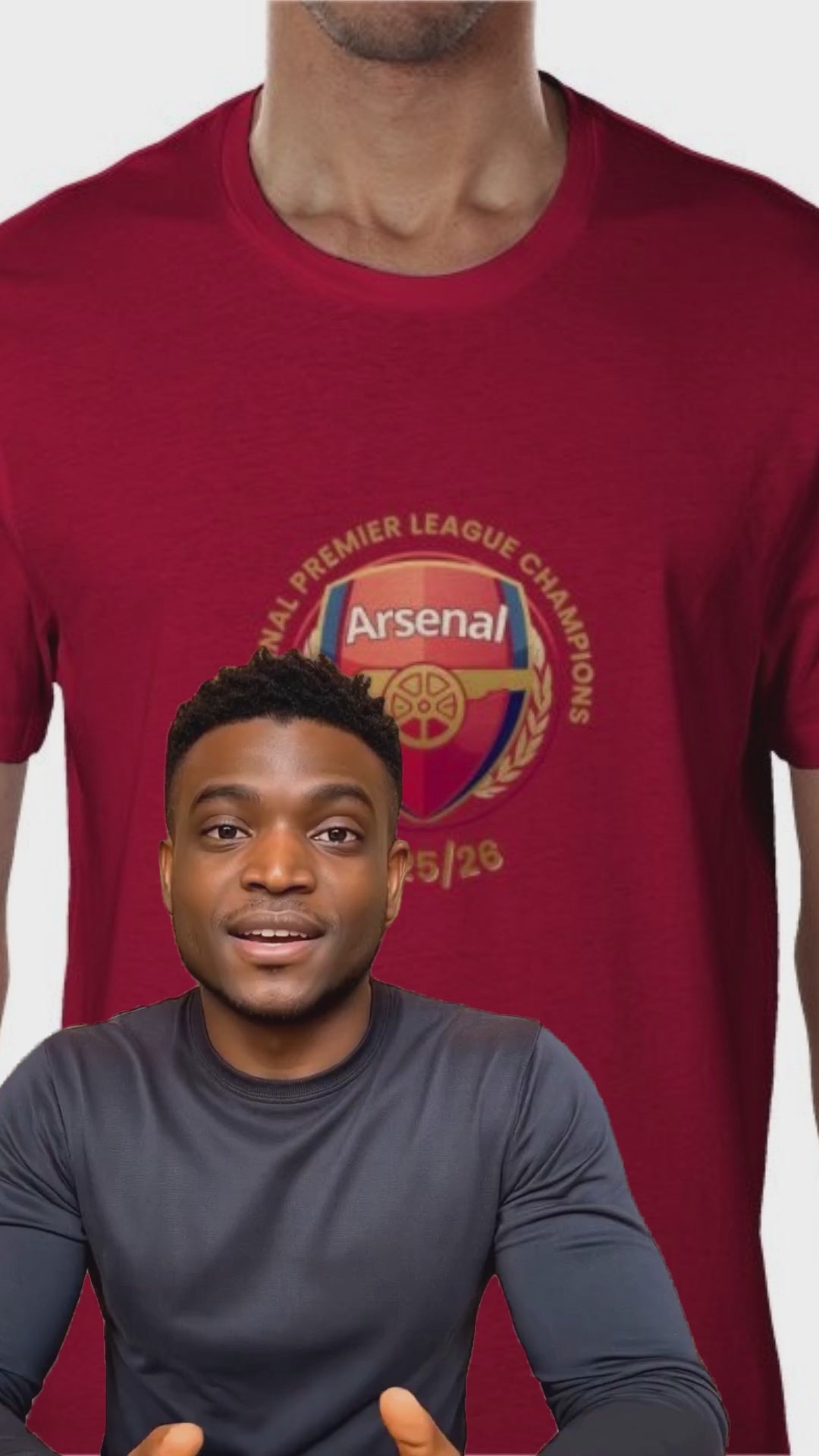 Arsenal Premier League Champions T Shirt